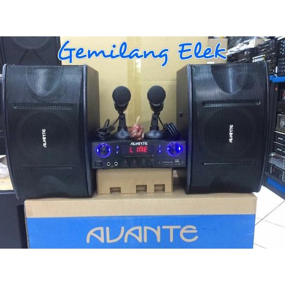 SALE PAKET KARAOKE ADVANTE AV-230  AMPLIFIER dan SPEAKER 6 inch