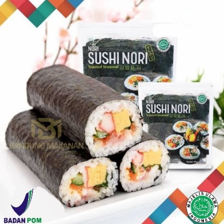 

7.7 Promo >> Sushi Nori Kimbap Rumput Laut isi 10lembar (repack)