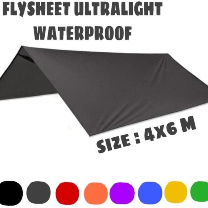 FLYSHEET PLESIT TERPAL TENDA 4X6