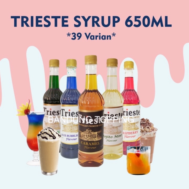 

6.6 Promo >> Trieste italian syrup variant rasa premium 650ml