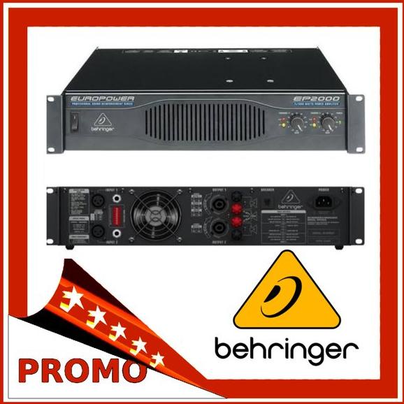 Power Behringer EP2000 Amplifier EuroPower EP 2000 Original