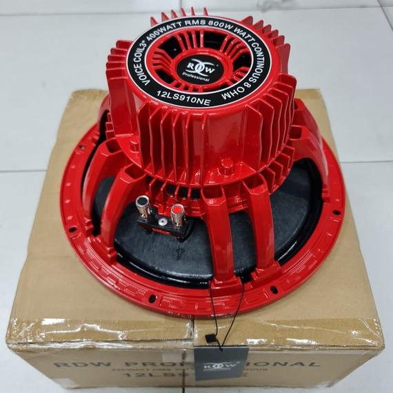 BEBAS ONGKIR KOMPONEN SPEAKER RDW 12LS910NE SPEAKER 12 INCH 12 LS910NE