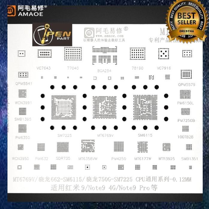 Plat Amaoe Cetakan Sdm7225 Mt6769V Mi13 0Rry Bga Ic Pm4250