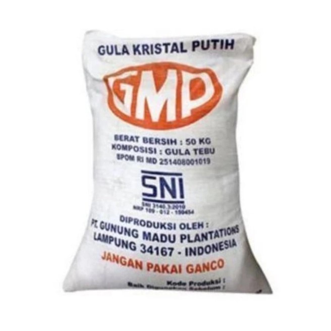 

gula pasir gmp 50kg kemasan karung