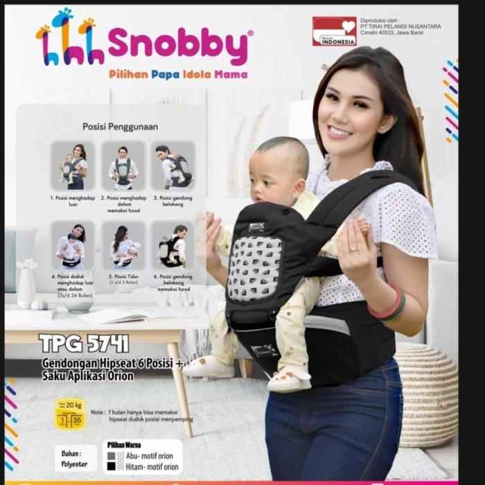 SNOBBY TPG5741 GENDONGAN HIPSEAT BAYI 6POSISI SAKU SERIES ORION