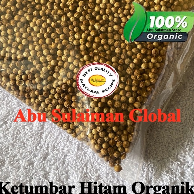 

6.6 Brand Ketumbar Hitam Asli Organik 1 Kg / Black Coriander 1 KG / Ketumbar Hitam Harum Premium Organik / ketumbar hitam bersih 1 kg