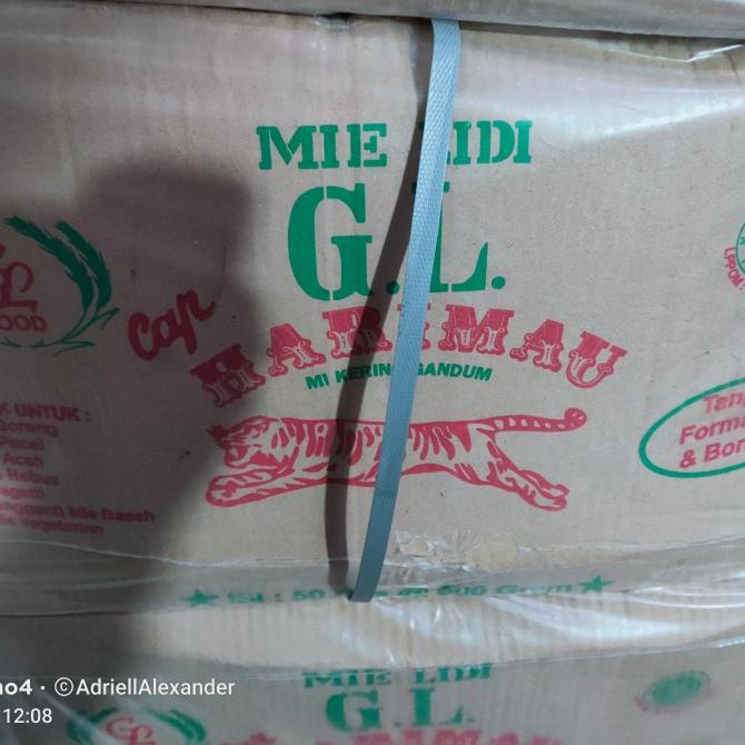 

Mie Lidi GL 1 dus kemasan 500gram