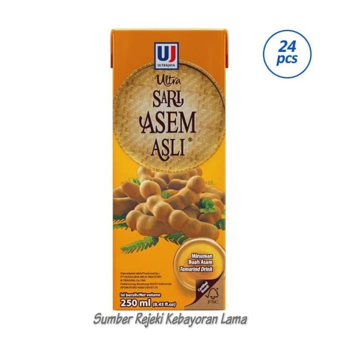 

Ultra Sari Asem Asli Minuman Kemasan Box 1 Karton (24 Pcs) / 250 ml