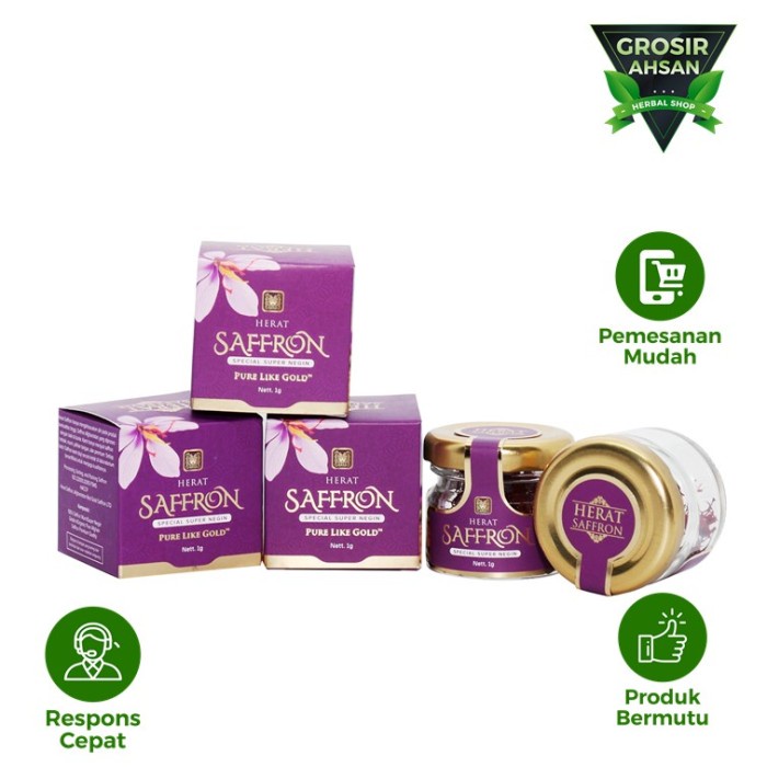 

Safron / Saffron Herat Saffron Spesial Super Negin 1 gram