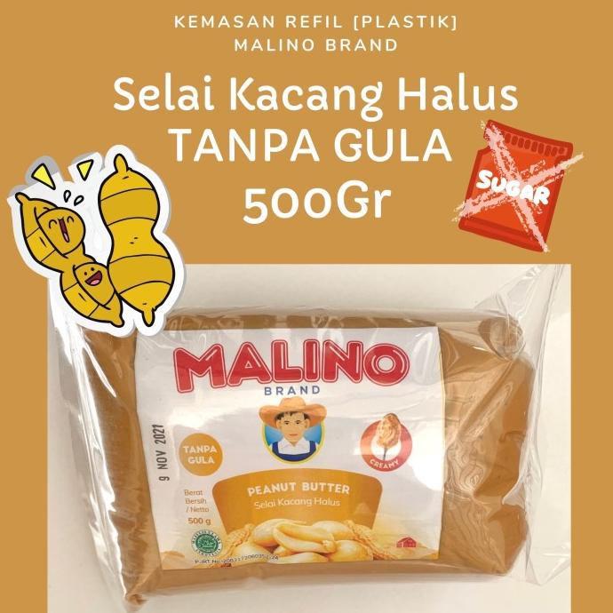 

Selai Kacang Halus Peanut Butter Creamy TANPA GULA 500gr- MALINO BRAND