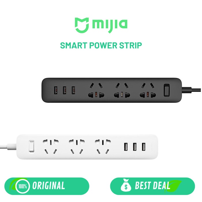 Colokan Terminal Xiaomi Smart Power Strip Usb - Stop Kontak