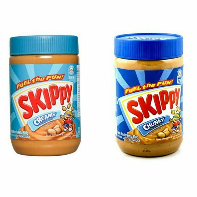 

SKIPPY Peanut Butter Chunky Kasar / Creamy Halus 500gr Botol GOJEK