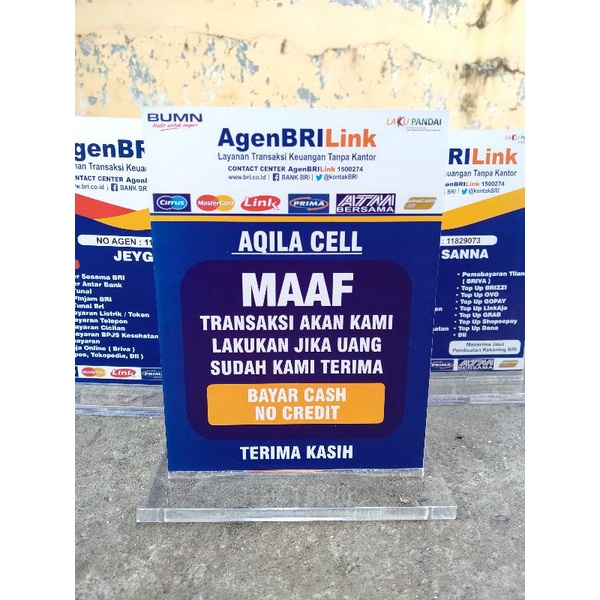 

PAPAN MEJA AGEN BRI BRILINK 15X20