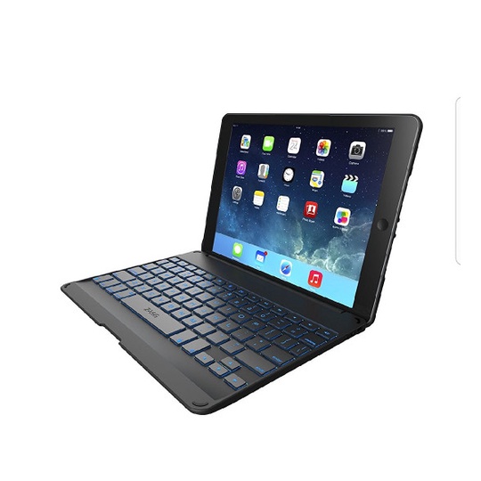 IPad Air 2 ZAGG Ultra Slim Bluetooth FOLIO Hinged Keyboard And Case