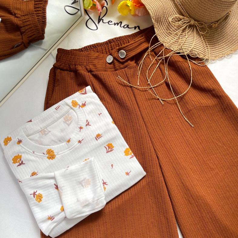 BEST PROMO ONE SET KAOS KULOT PREMIUM BY SHEMANGAT ID/SET POLOS MURAH terpercaya