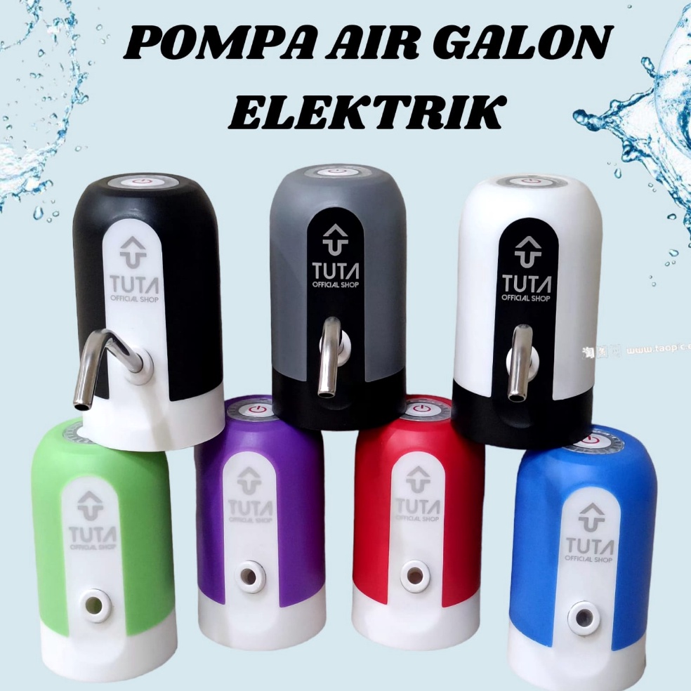 STOK TERBARU Lelebest Hydro Pompa Galon Elektrik Dispenser Air Minum Gallon