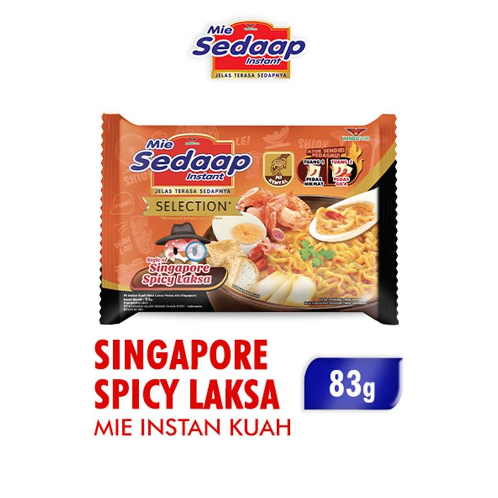 

Limited Mie Sedaap Singapore Spicy Laksa 83Gr X 5 Vyp