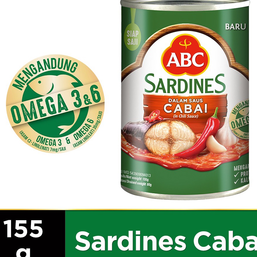 

LCLF9771 STAR ABC Sarden Saus Cabai 155 g
