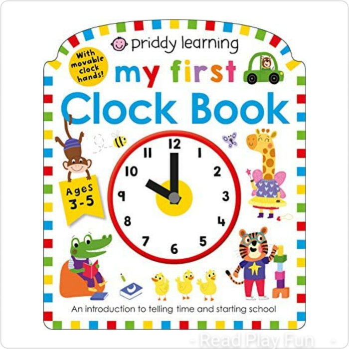 DISKON SPESIAL PRIDDY LEARNING: MY FIRST CLOCK BOOK TERMURAH