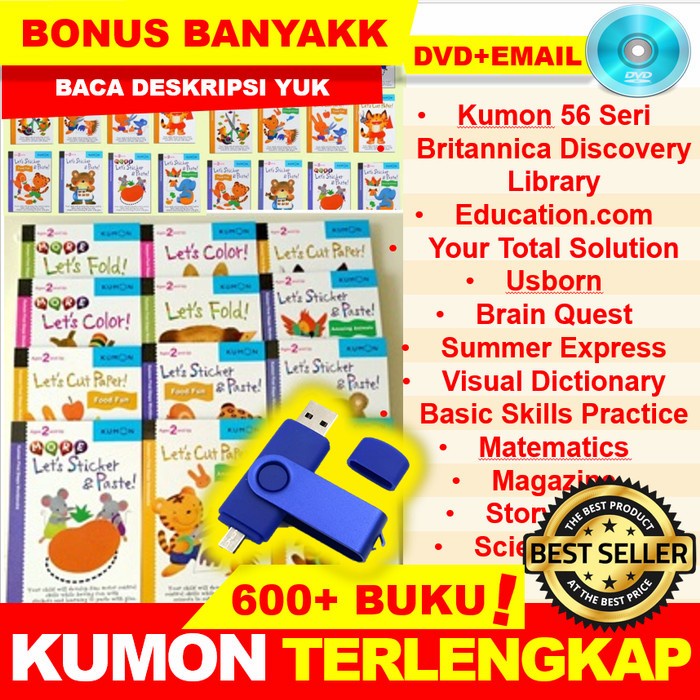 

Paket Buku Anak eBook Kumon Lengkap Murah + Flashdisk 16GB