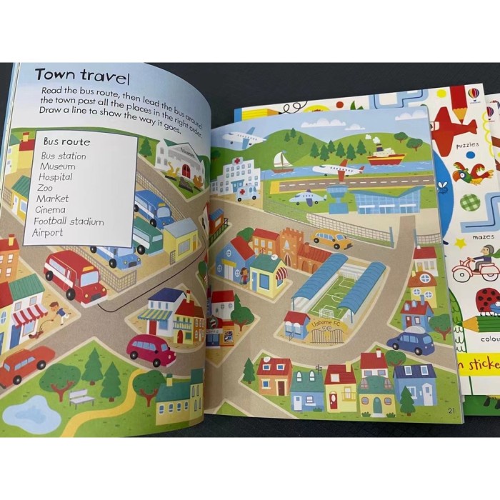 FLASH SALE USBORNE LITTLE CHILDREN ACTIVITY BOOK BUKU AKTIVITAS USBORNE TERLARIS