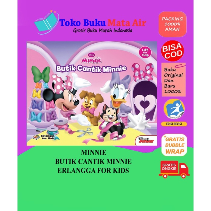 PROMO MINNIE MOUSE BUTIK CANTIK MINNIE BILL SCOLLON ERLANGGA FOR KIDS TERBARU
