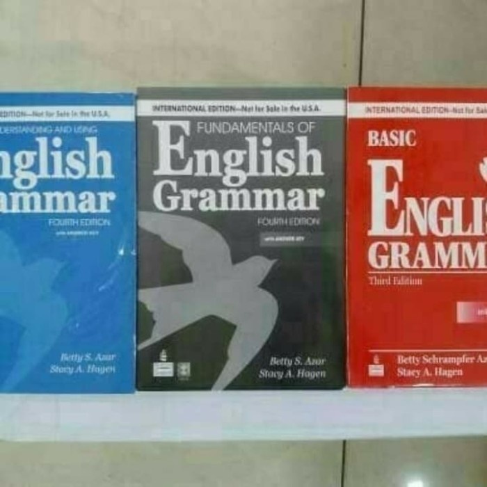 PROMO 3 BUKU ENGLISH GRAMMAR BETTY TERBARU TERMURAH