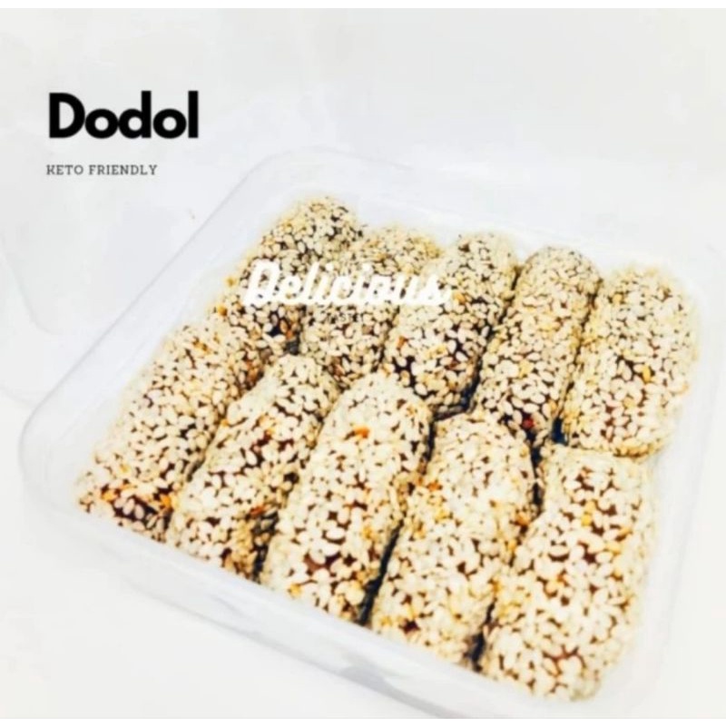 

dodol lowcarb dodol wijen keto jenang keto