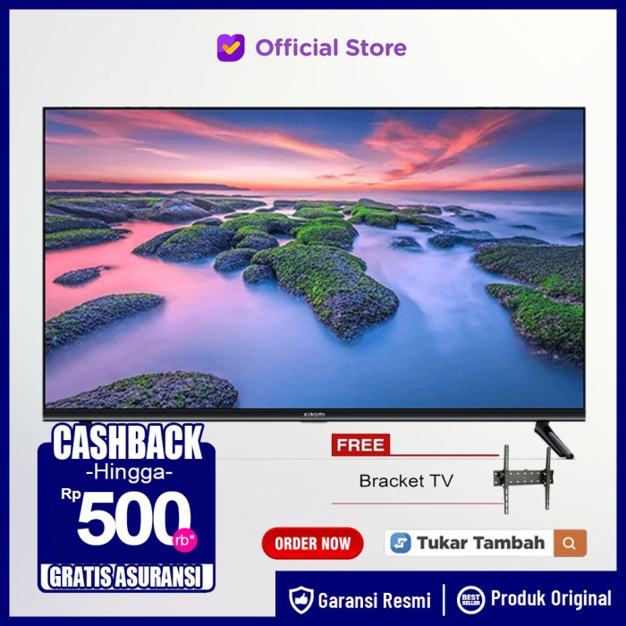Xiaomi Mi Tv 4 2021 4K 55" Inch 32" Bezel Less Smart Tv Garansi Resmi