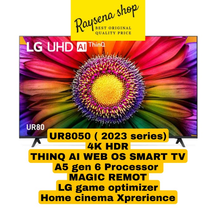 Lg 43Ur8050 / 43Ur8050Psb 4K Smart Tv 43 Inch 2023 Series