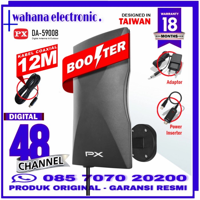 Px Da5900B Da5900 Antena Tv Digital Tv Indoor Outdoor Da 5900 Da 5900B