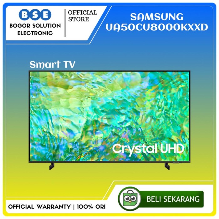 Led Tv Samsung 50Cu8000 Crystal Uhd Smart 50 Inch Pengganti 50Bu8000