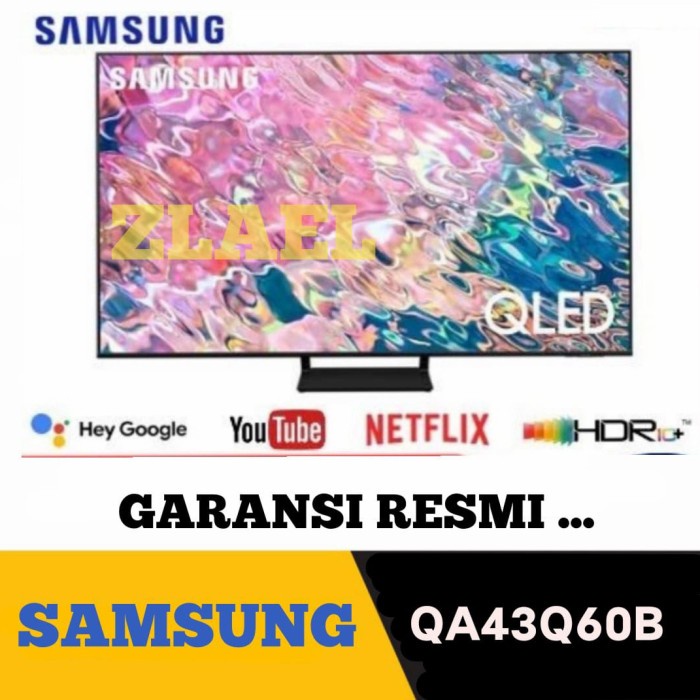 Samsung Qled 43 Inch Samsung 43Q60B 4K Uhd Tv Q60 43" Qa43Q60B 43Q60