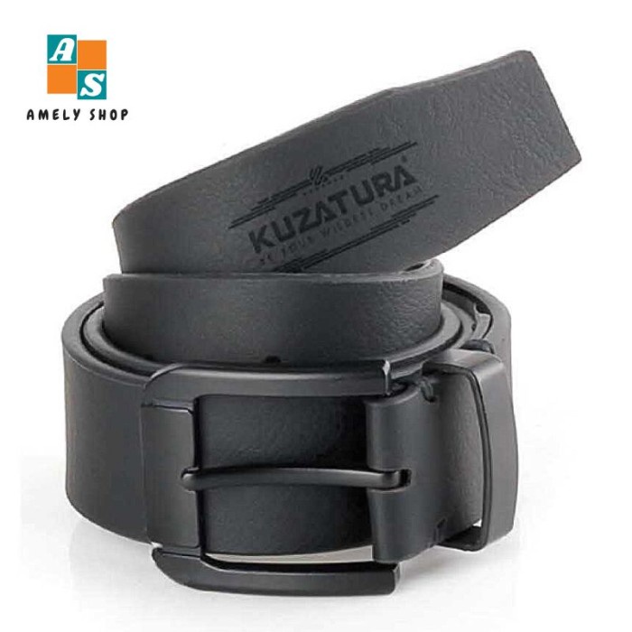 IKAT PINGGANG PRIA / Gasper Laki-laki Kuzatura KVU 518 Hitam Original