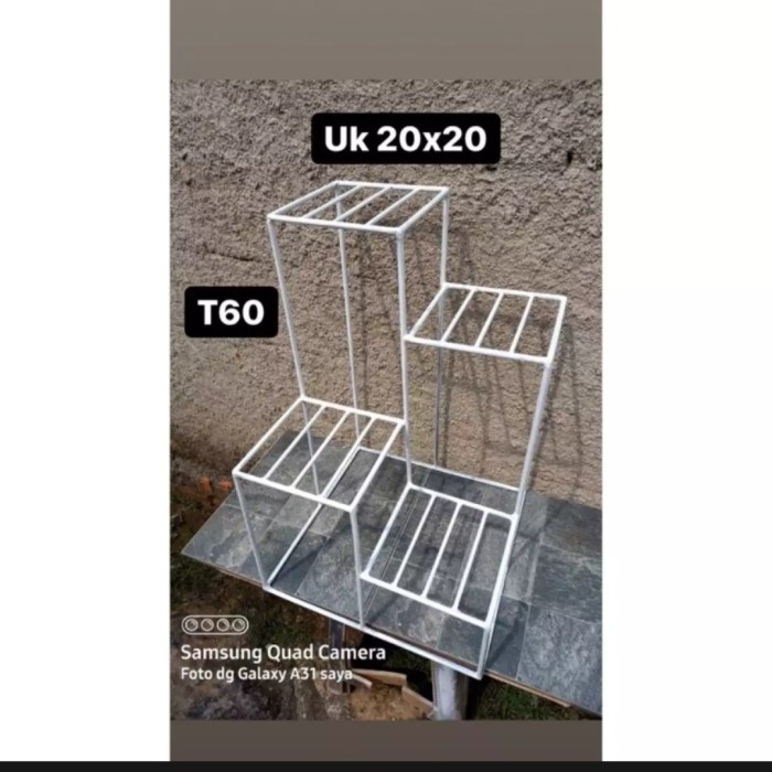 Standing Rak Pot Bunga 4 Susun/Falnter Rak Besi/Rak Pot Tanaman Hias Berkualitas