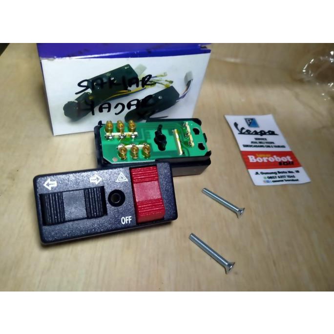 ------] Saklar sen vespa nyala 4 hazard vespa PX exclusive excel