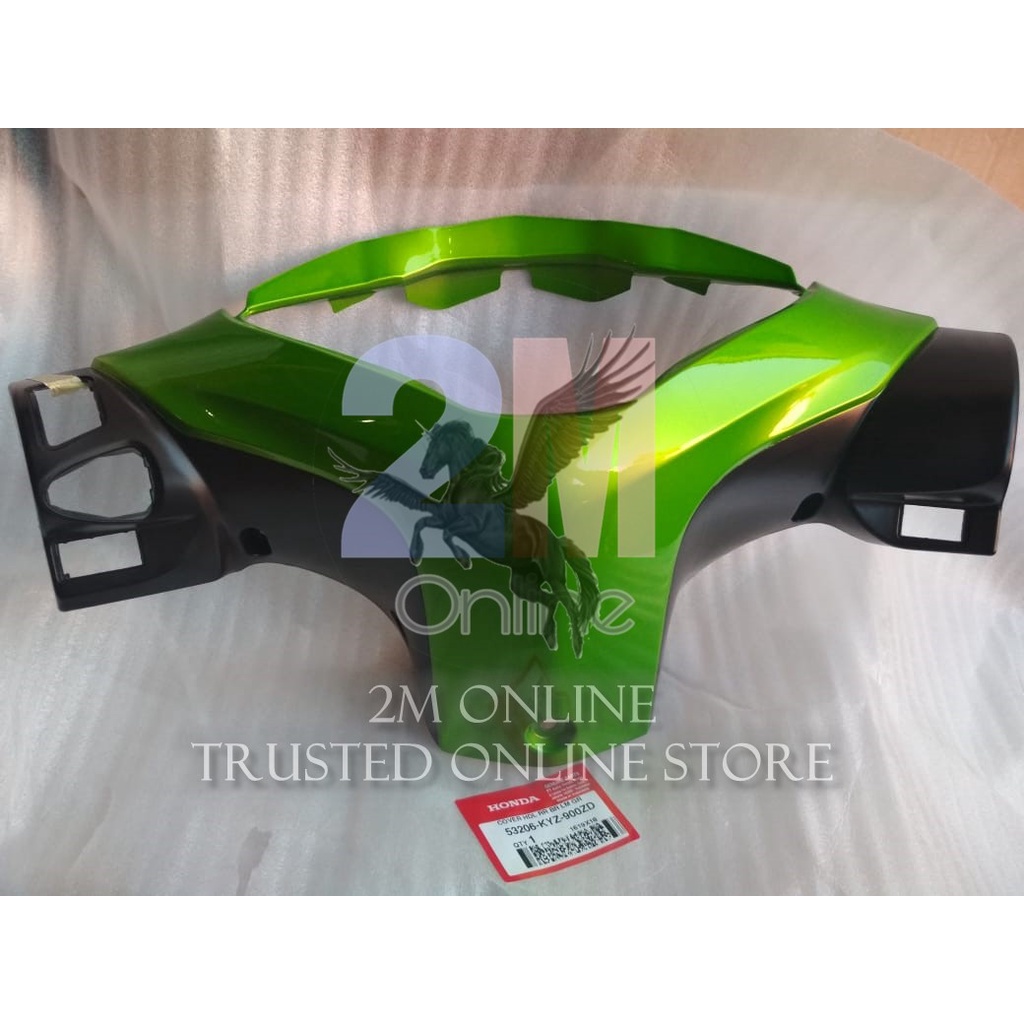 Batok Belakang Supra X125 Helm In Hijau Ahm 53206-Kyz-900Zd