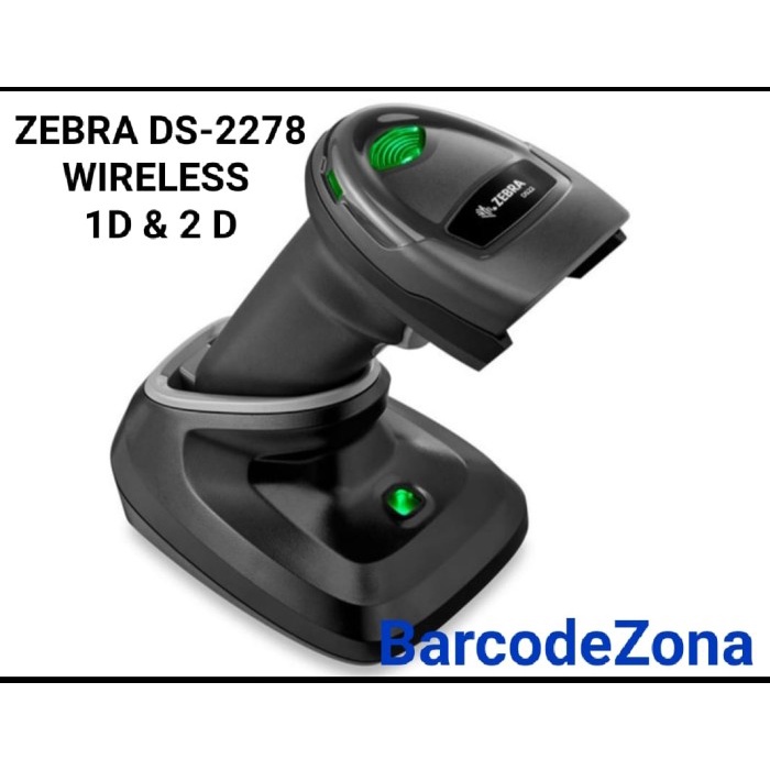 Zebra Barcode Scanner DS2278 Wireless Bluetooth 1D, 2D QR Code
