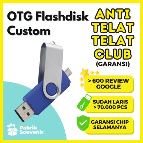 USB FLashdisk OTG Custom PSOTL01 Bhn Plastik Souvenir Promosi Termurah