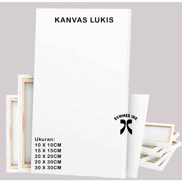 

Kanvas Lukis Canvas Board Ukuran 10X10 15X15 20X20 30X30 Cm