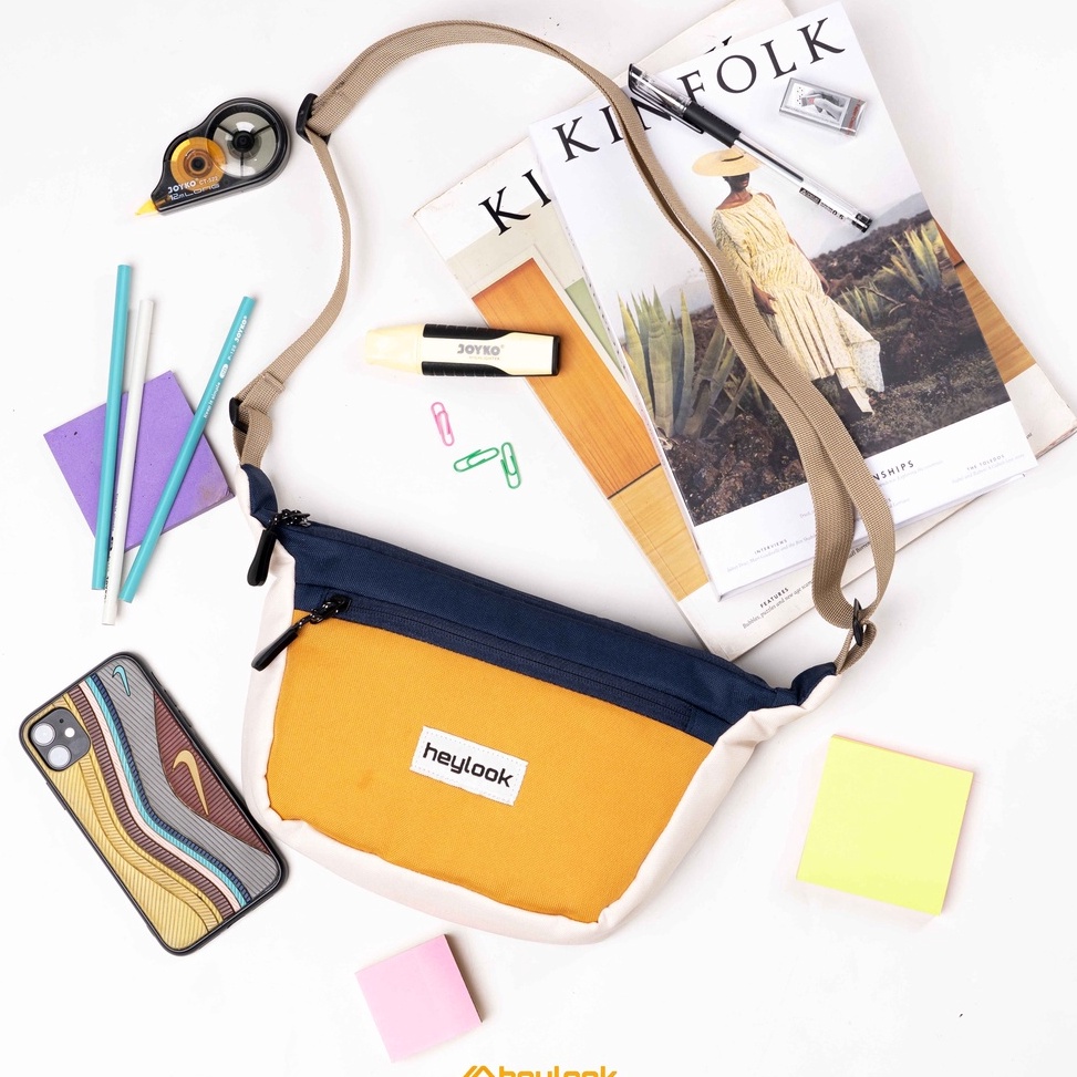 BOOMING HEYLOOK Official - Tas Selempang Wanita Pria Sierra Tas Dsitro Tas Slempang Mini Heylook