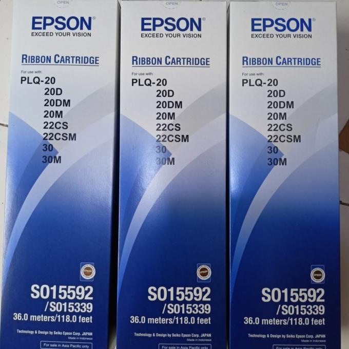 Epson Ribbon Cartridge Pita PLQ 20/ Epson PLQ20 Original PLQ-20 PLQ-20