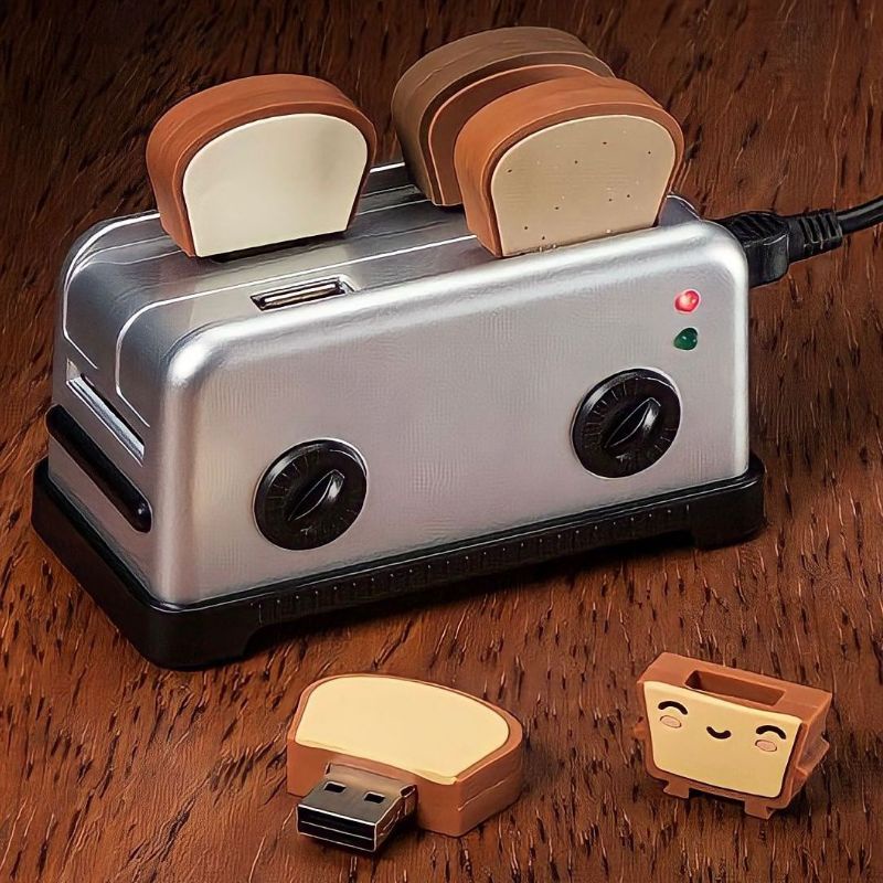 Flashdisk Karakter Lucu Bentuk Ropang [ Roti Panggang ] 1 TB