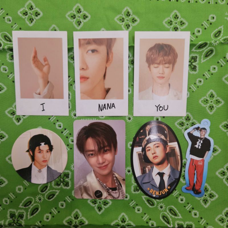 Pola I Nana You sg20, Jaemin Dreaming, Renjun circle card sticker, Jeno ornament