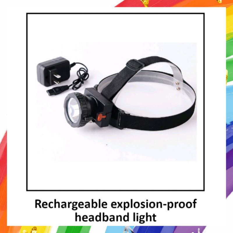 Head Band Light Explosion Proof Rechrgeable