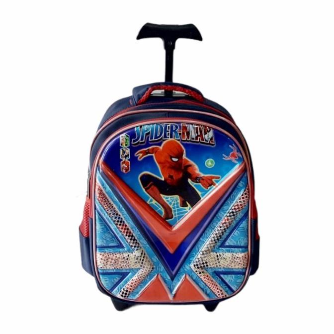 Tas sekolah Troli anak TK import Timbul Logo V