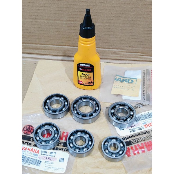Bearing rasio gardan set 6pcs plus oli gardan Yamaha Nmax Aerox Lexi