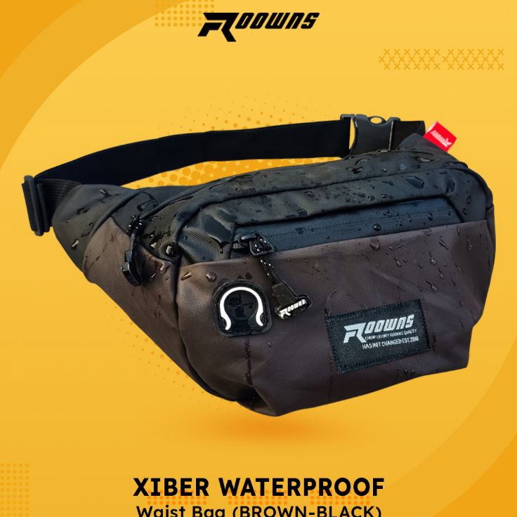LimitedN3z3Y Tas Waistbag Pria Tas Pinggang Waterproof Premium Roowns Xiber