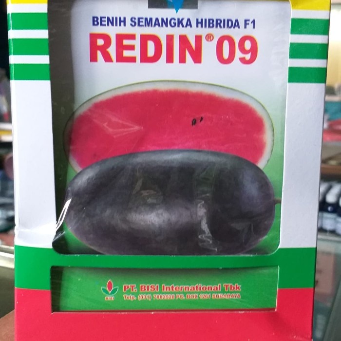 Benih atau bibit Semangka Redin Cap Kapal Terbang isi 10gr