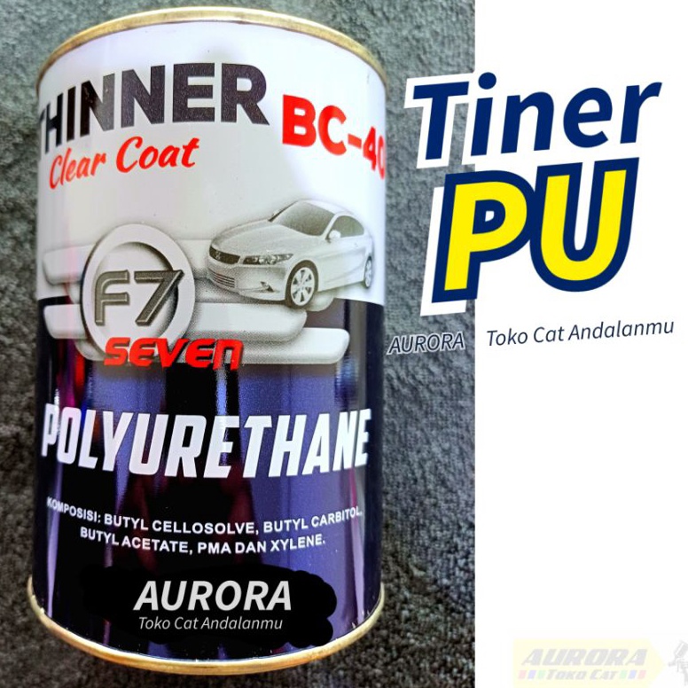 [ART.  N75G] Tiner PU BC40 Thinner F7 Seven - Bagus untuk Pengencer Cat dan Clear